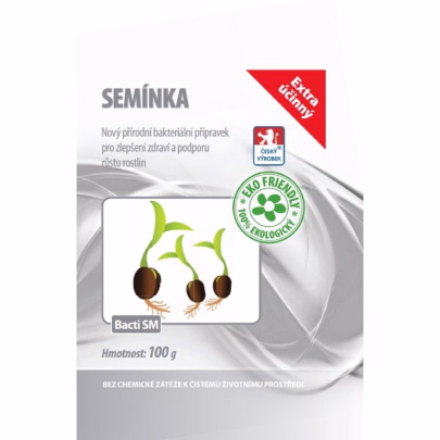 Stimulátor zdravia rastlín pre semienka - Bacti SM - 100 g
