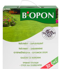 Hnojivo na trávniky - zaburinený - BoPon - 3 kg