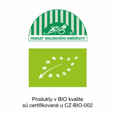 Produkty v BIO kvalite sí certifikované u CZ-BIO-002.