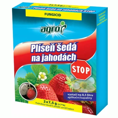 Pleseň sivá na jahodách STOP - Agro - odolnosť rastlín - 2 x 7,5 g