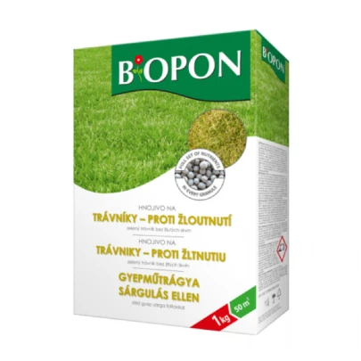 Hnojivo na trávnik - proti žltnutiu - BoPon - 1 kg