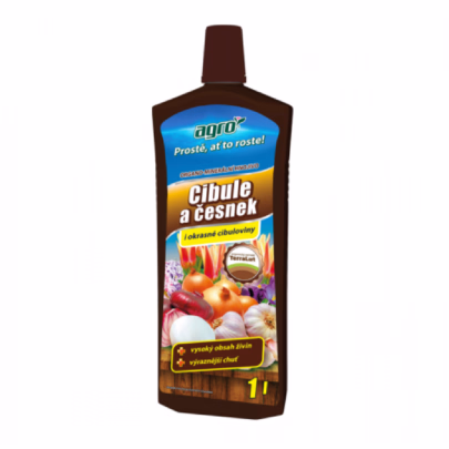 Tekuté hnojivo na cibuľu a cesnak - Agro - hnojivo - 1 l