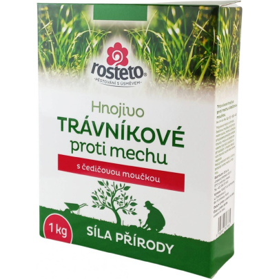 Hnojivo s čadičovou múčkou - trávnikové - Rosteto - hnojivo - 1 kg