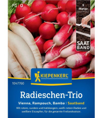 Semená reďkovky Vienna, Rampouch, Bamba - výsevný koberec - 5 m