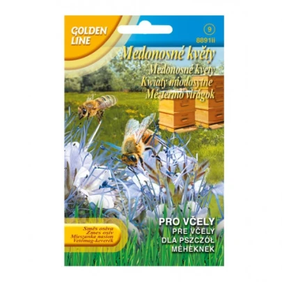 Medonosné kvety pre včely - Golden Line - trávna zmes - 10 g