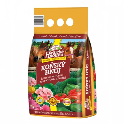 Konský hnoj - Hoštické hnojivo - 2,5 kg