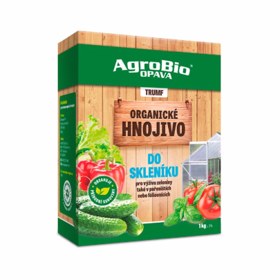 Trumf do skleníka - granulované organické hnojivo - AgroBio - 1 kg