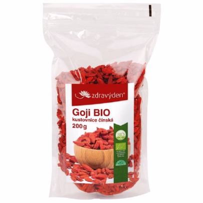 Kustovnica čísnka - BIO Goji - sušené plody - 200 g