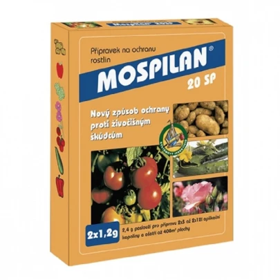 Mospilan 20 SP - Ochrana proti voškám, moliciam - 2 x 1,2 g