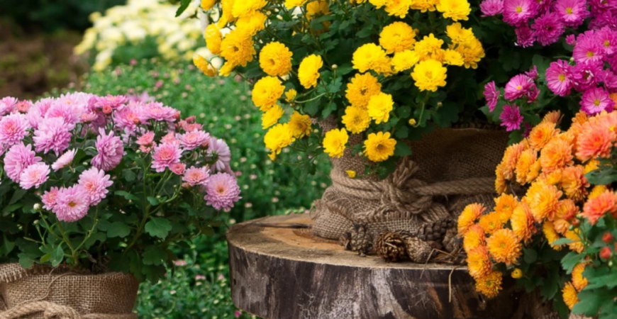 Nevšednú krásu chryzantém oceníte v trvalkovom záhone aj vo váze
